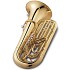 Jupiter JTU1010 Concert Tuba w/Case, 4V 3/4-Full Size