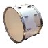 Import 14x24 Marching Bass Drum, White (717-W)