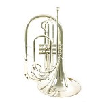 Adams MF1S Marching French Horn, Key of Bb/Silver