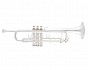 Bach BTR411S Intermediate Trumpet, Silver Bach BTR411S Intermediate Trumpet, Silver