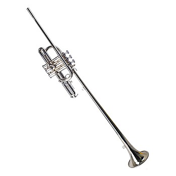 Blessing B175S USA Herald Trumpet, Silver