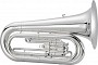 Jupiter JTU1030MS Qualifier Convertible Tuba w/Case, Slv, 3/4-Full Size