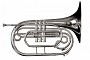 Adams MF1 Marching French Horn, Key of Bb