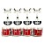 Pearl Championship Series Marching Drumline, Red